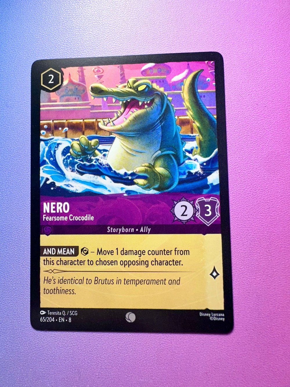 nero [the rescuers] - 65/204 (common) — lorcana: reign of jafar